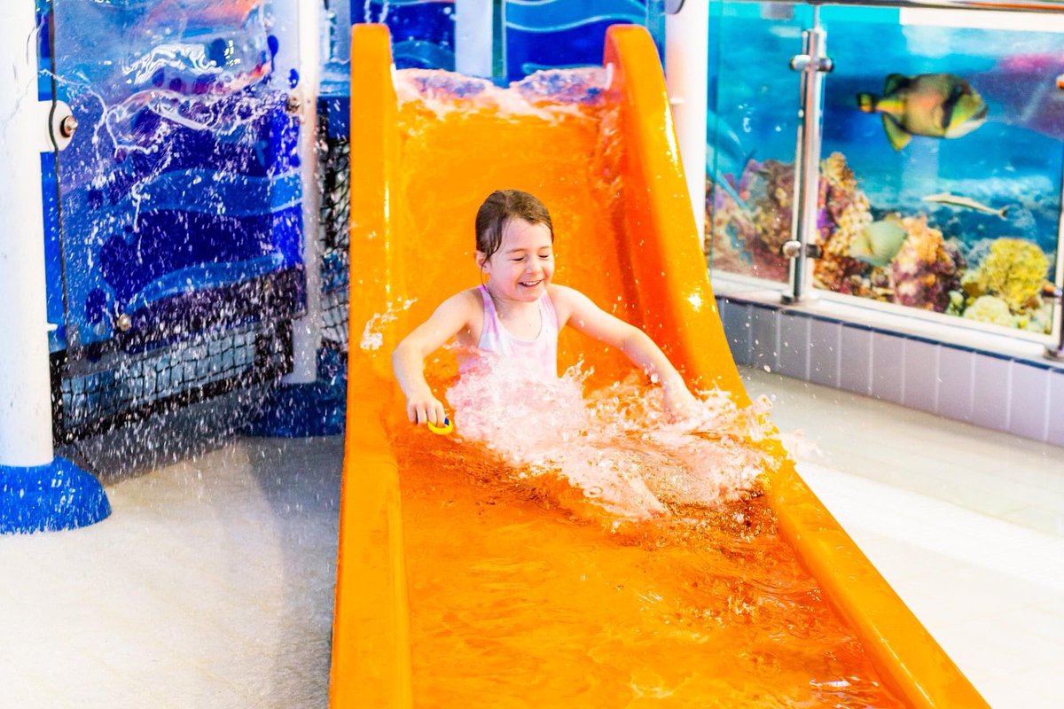 iomdesc's tweet photo. The much anticipated #flumes, leisure pool and splash zone will open at the @NSCisleofman on Tuesday. It follows a multi-million pound revamp of the swimming area and a number of successful preview events 👉 https://t.co/5gY7aGW1CP https://t.co/yjlWGReTL3