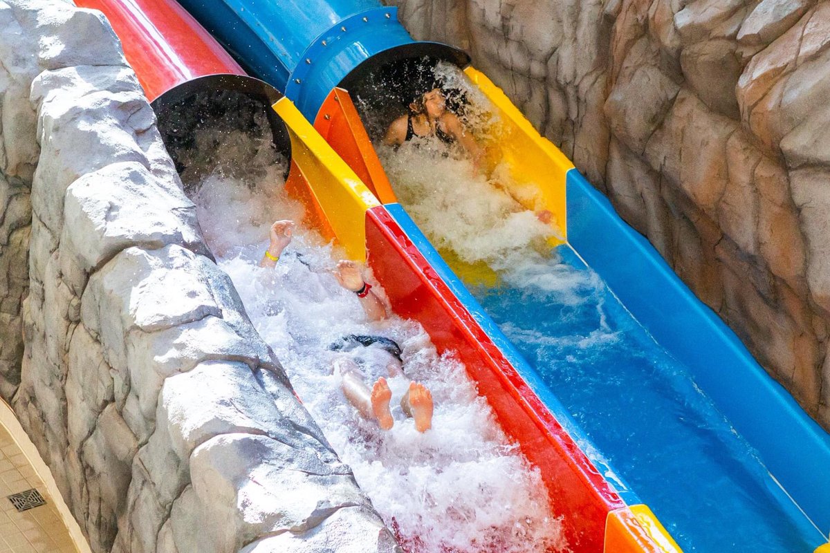 iomdesc's tweet photo. The much anticipated #flumes, leisure pool and splash zone will open at the @NSCisleofman on Tuesday. It follows a multi-million pound revamp of the swimming area and a number of successful preview events 👉 https://t.co/5gY7aGW1CP https://t.co/yjlWGReTL3
