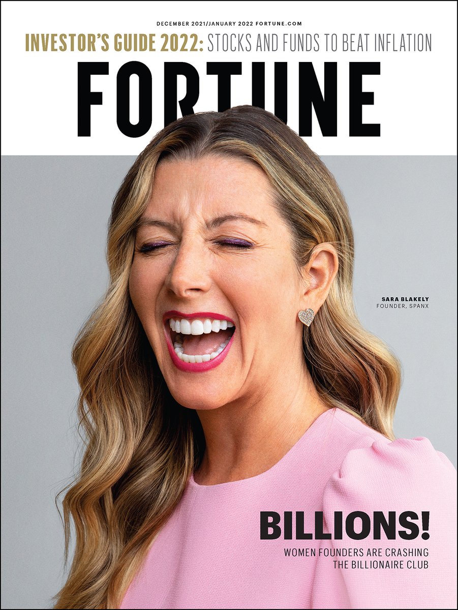 Maria Aspan on X: Meanwhile, @WhitWolfeHerd @annewoj23 and @SPANX founder  Sara Blakely all told @_emmahinchliffe and me about how they're working to  pay their success forward. The full story, and cover, here