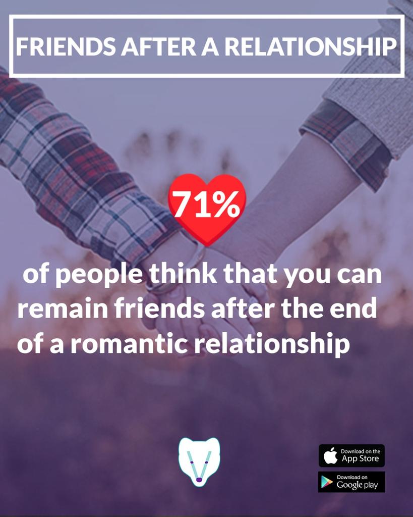 voolpo's tweet photo. 71% of people think that you can #remain #friends after the end of a #romantic #relationship

#voolpo #voolposurvey #friendslove  #friendshipneverends #friendforlife #friendforever https://t.co/XcufM29uin