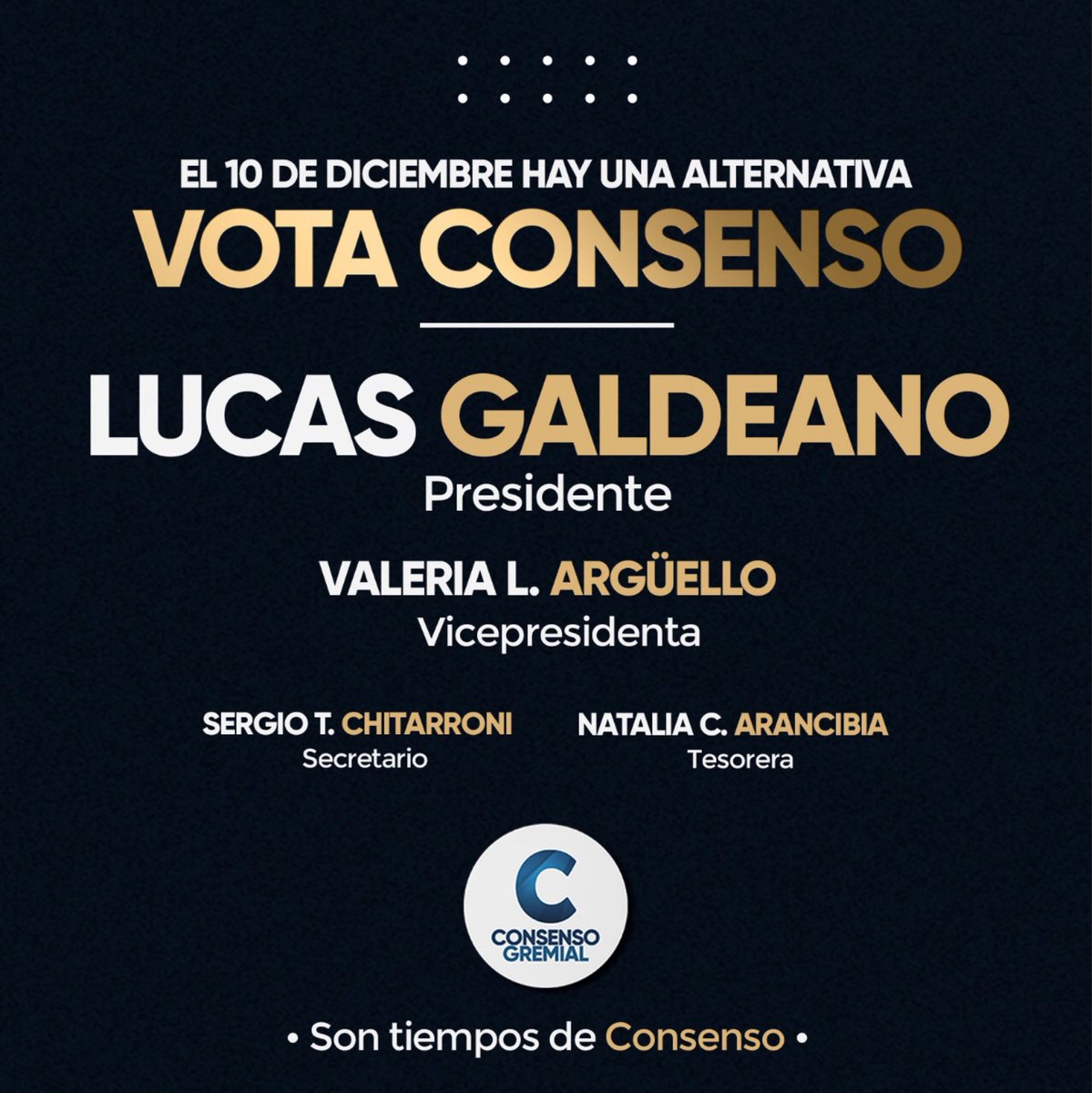 AbCambiemosRos's tweet photo. 🎙 "Consenso Gremial es una coalición que sintetiza el resultado de más de 2 años de trabajo entre las agrupaciones que la componen. Buscamos una alternativa de conducción que defienda, dignifique y jerarquice la Profesión."
#consensogremial #elecciones2021 #colabro https://t.co/Gx8TT8jQAw
