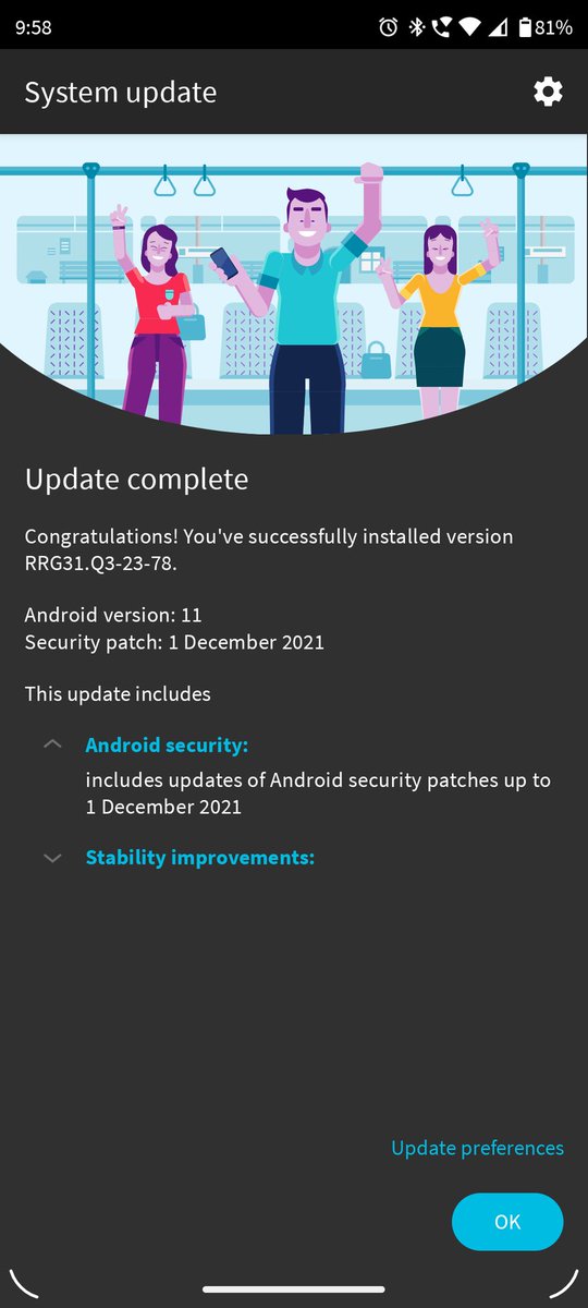 NabaKumarDeka93's tweet image. Today is 29 November 2021 &amp;amp; i have received 1st December 2021 Security Update on Motorola Edge 20 very fast in terms of update even my Samsung S20 FE 5G is on November Security patch, if Motorola gives update like this is can be at OnePlus place after some time #RIPoxygenOs