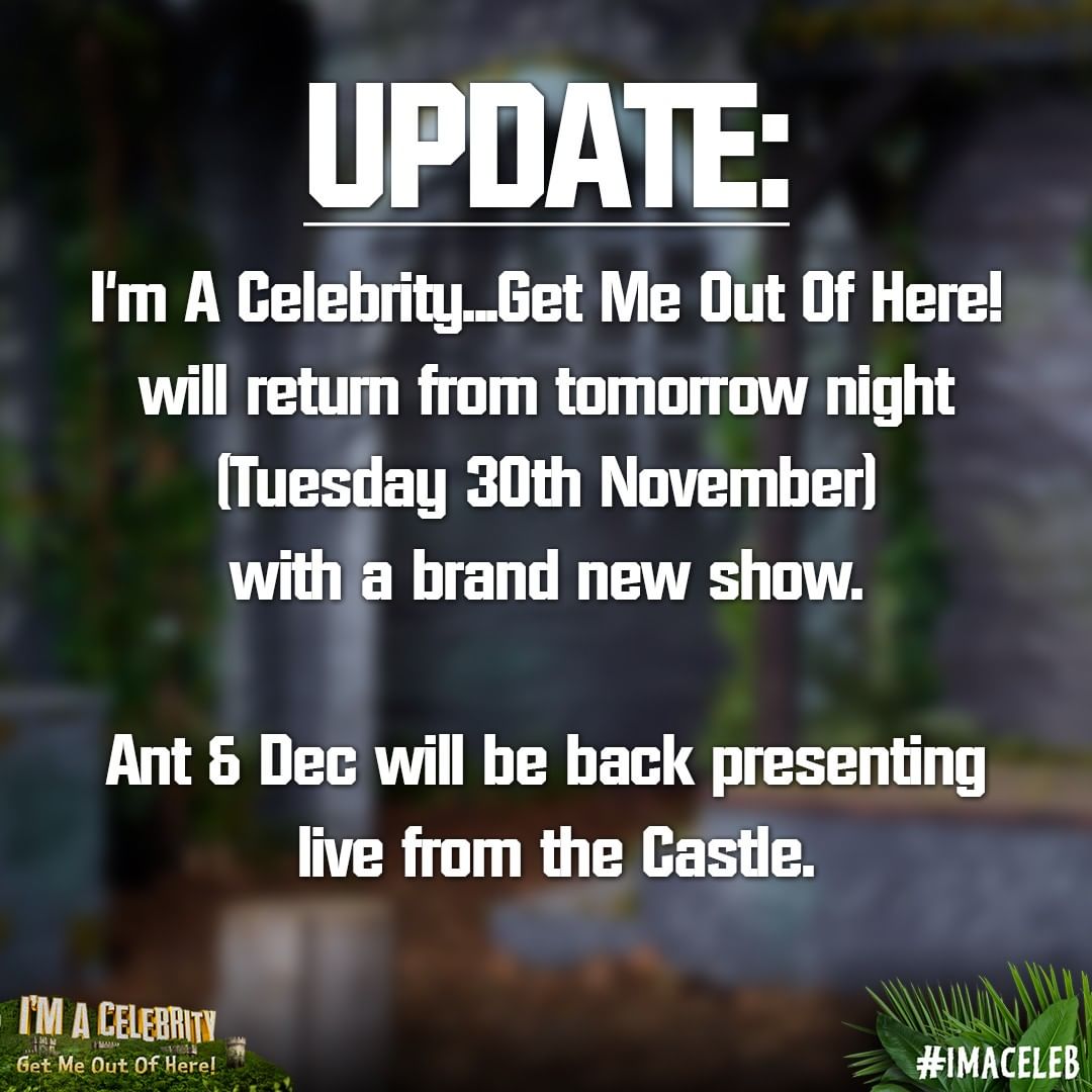 BlazingMinds's tweet image. If you are a fan @imacelebrity, here's the latest statement regarding the return of #ImACeleb to #GwrychCastle in #Abergele 🥳