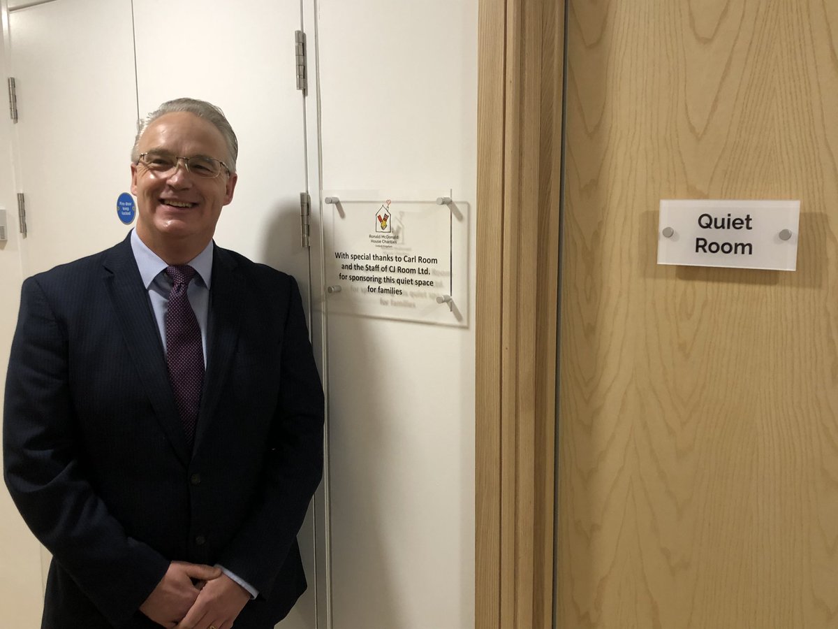 CjRoom's tweet photo. Great to finally see the Quiet Room @rmhc Oxford sponsored by CJ Room Ltd what an amazing place! https://t.co/SzweUJha0D