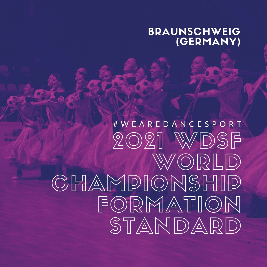 wdsfdancesport's tweet photo. π―#FormationStandard
2021 WDSF World Championship Formation Standard in Braunschweig, Germany https://t.co/mJeKoZ2xMJ