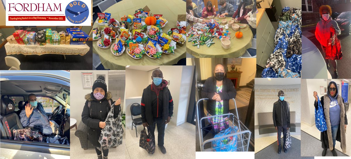 BOLD_Program's tweet photo. Big Gratitude to the Fordham BOLD Club for putting together Thanksgiving day baskets for several Bronx families affected by cancer! #BOLDprogram #freecancerwellnessforthebronx #gratitudemonth #thanksgiving2021 #FordhamBOLDclub https://t.co/VPhlTrbBZW