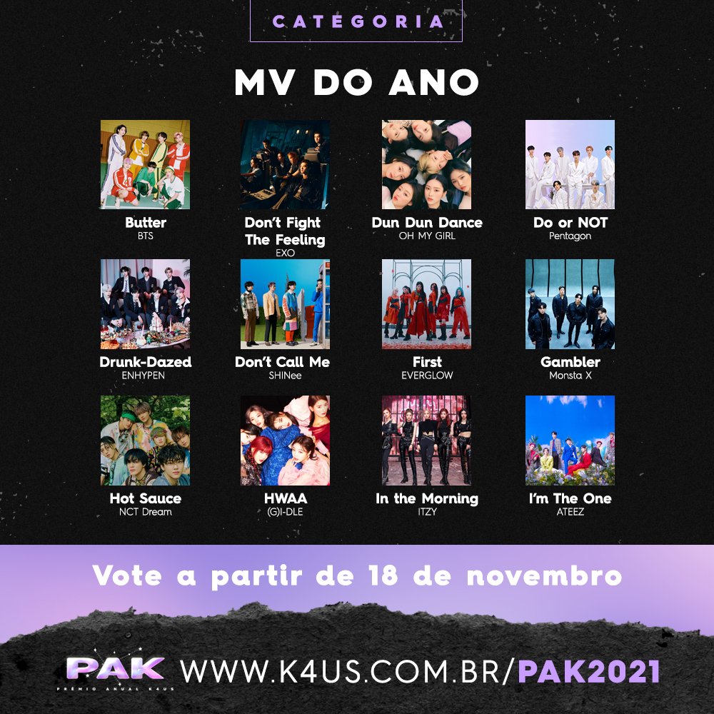 k4usreserva's tweet photo. #PENTAGON are nominated for 1 category in the Brazilian awards #PAK2021 

🏆 MV of The Year

Global fans can hote here: https://t.co/JAuTWRW1pv. It's not necessary to make an account to vote. Just one vote per day is acceptable. https://t.co/MHB83ENbXh