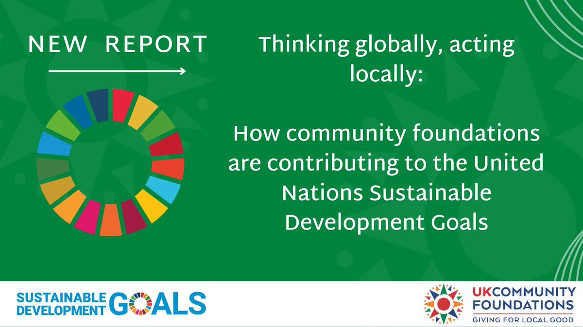 As the main distribution partner for the @NatEmergTrust's Coronavirus Appeal last year, community foundations were able to support 10,664 local organisations with 🌟£76m🌟 of funding.

Read our latest report about our #SDGs work:
👇🌍
bit.ly/3r9J6U0