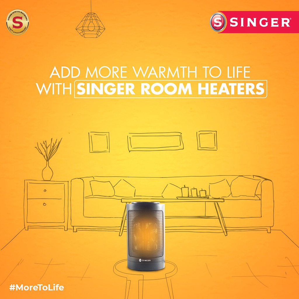 SingerIndialtd's tweet photo. Get cozy and comfortable in your room and feel the warmth with PTC Mag Max.
#singer #singerindia #winter #roomheater #heatingsolutions #moretolife #singercaresforyou https://t.co/v4tMBtxg7b