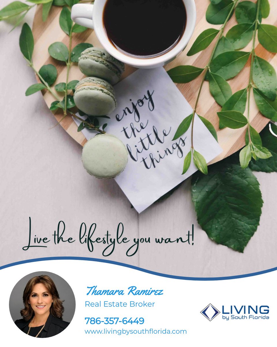 What does your ideal lifestyle look like, and how can you achieve it? #realestateliving #realestatehomes #houses #luxury #dreamhome #livelaughlove #memories #lifestyle #livingbysouthflorida #thamararamirezrealestate #listingagent