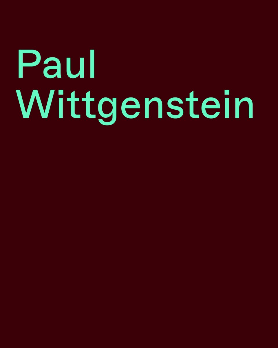 nkoda's tweet photo. Where others defined Paul by his disability, Wittgenstein defined a genre.

#nkoda #madenotborn #paulwittgenstein #hero #musichistory #disabilityinmusic https://t.co/9v7N5JEQ7n