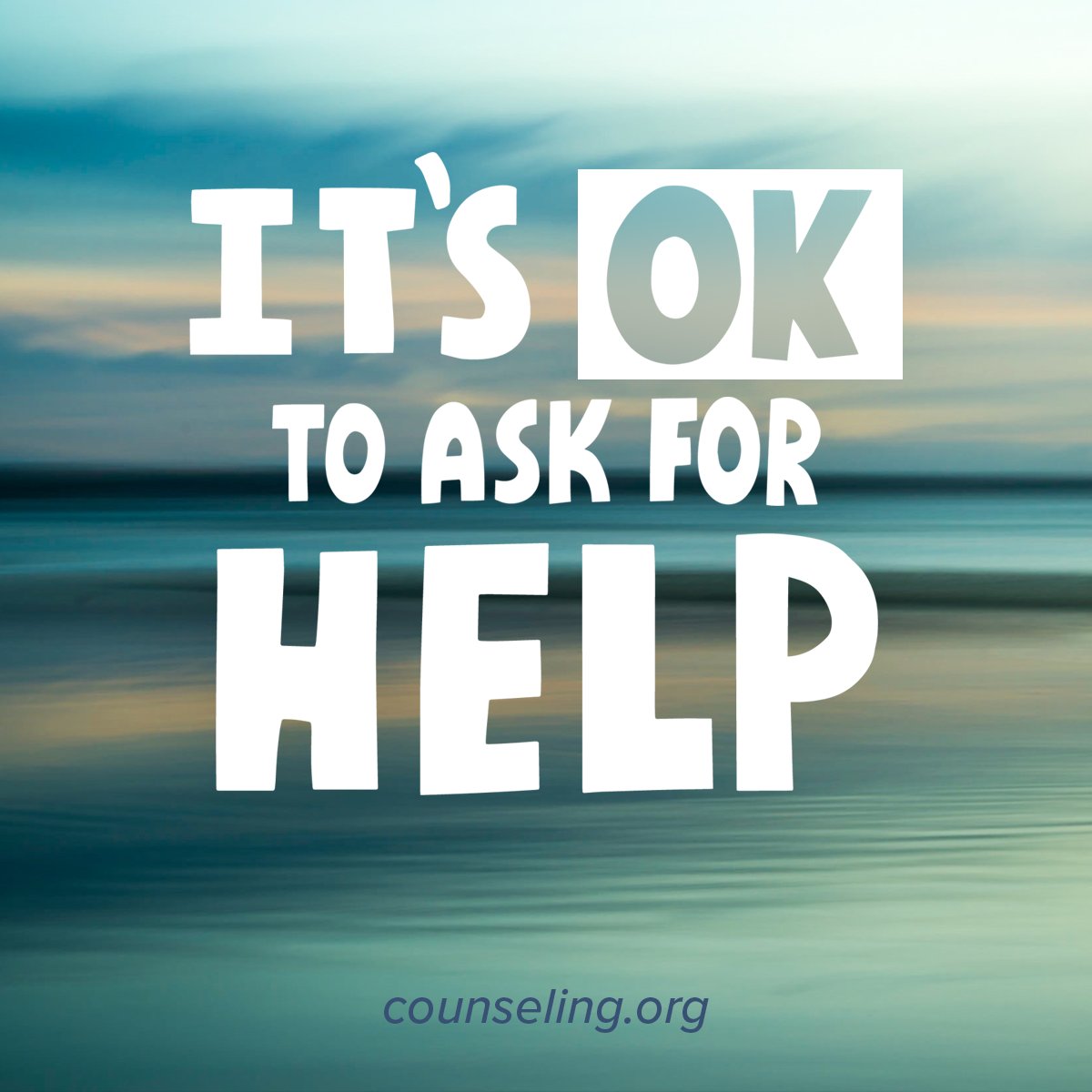 Always remember that when you’re feeling overwhelmed or struggling, you are not alone. There are resources available to help you. #CounselorsHelp #BeKindToYourMind