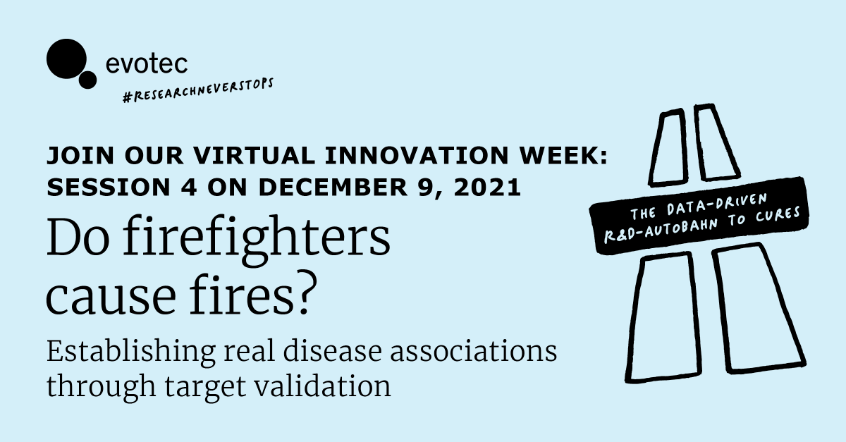 cyprotex's tweet image. Register now - hubs.ly/H0_WyTX0 - for  Session 4 of @Evotec's Innovation Week on 9 December, and learn about their approach to #targetvalidation in a multi-modality, multi-disease context  #researchneverstops