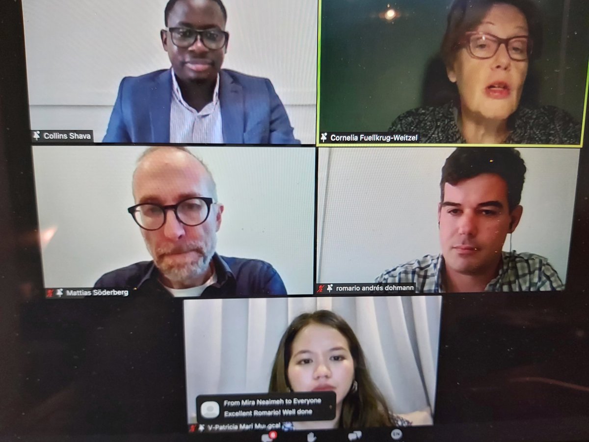 actclimate's tweet photo. "Our faith leads to hope..." adds Cornelia. 

"Yes, one value as a faith movement is we can give hope ... and energy to act. We need to believe it's possible to create a sustainable future," says @Mattias_S Soderberg @DanChurchAid.

#actassembly2021 https://t.co/epS5sXOwQR