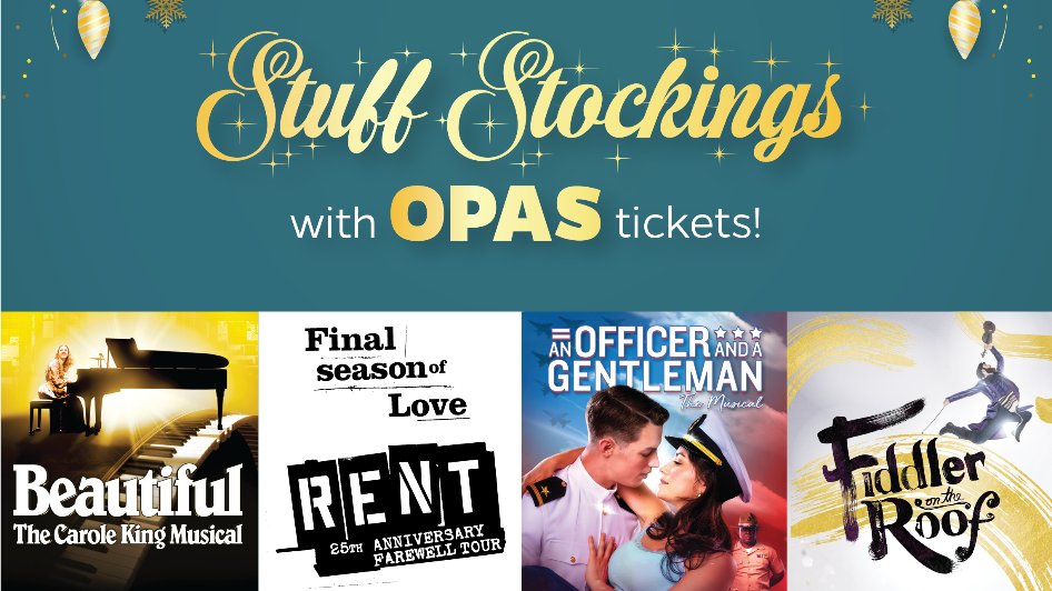 mscopas's tweet photo. #CyberMonday 
SAVE 10%* on BROADWAY TICKETS with code: STOCKINGSTUFFER
🎟  https://t.co/8JCVelDE2f

🎹  BEAUTIFUL - The Carole King Musical (Feb 4-5)
🏙 RENT (Feb 16-17)
✈️ AN OFFICER AND A GENTLEMAN (March 8-9)
🎻 FIDDLER ON THE ROOF (March 28-29)

*See details in reply below https://t.co/EK8nVME9zi