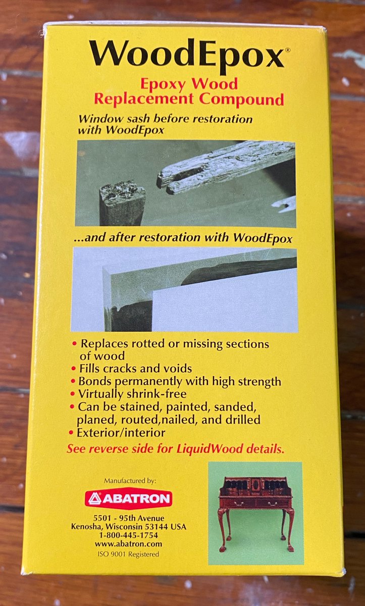 WWindowMakeover's tweet photo. When Wood Window Makeover does a wood restoration we only use @AbatronInc for our epoxy repairs. 

Get a museum quality restoration with a Wood Restoration Kit from Abatron by ordering today at https://t.co/7hT9wXSau4 https://t.co/KPeheCFGx8