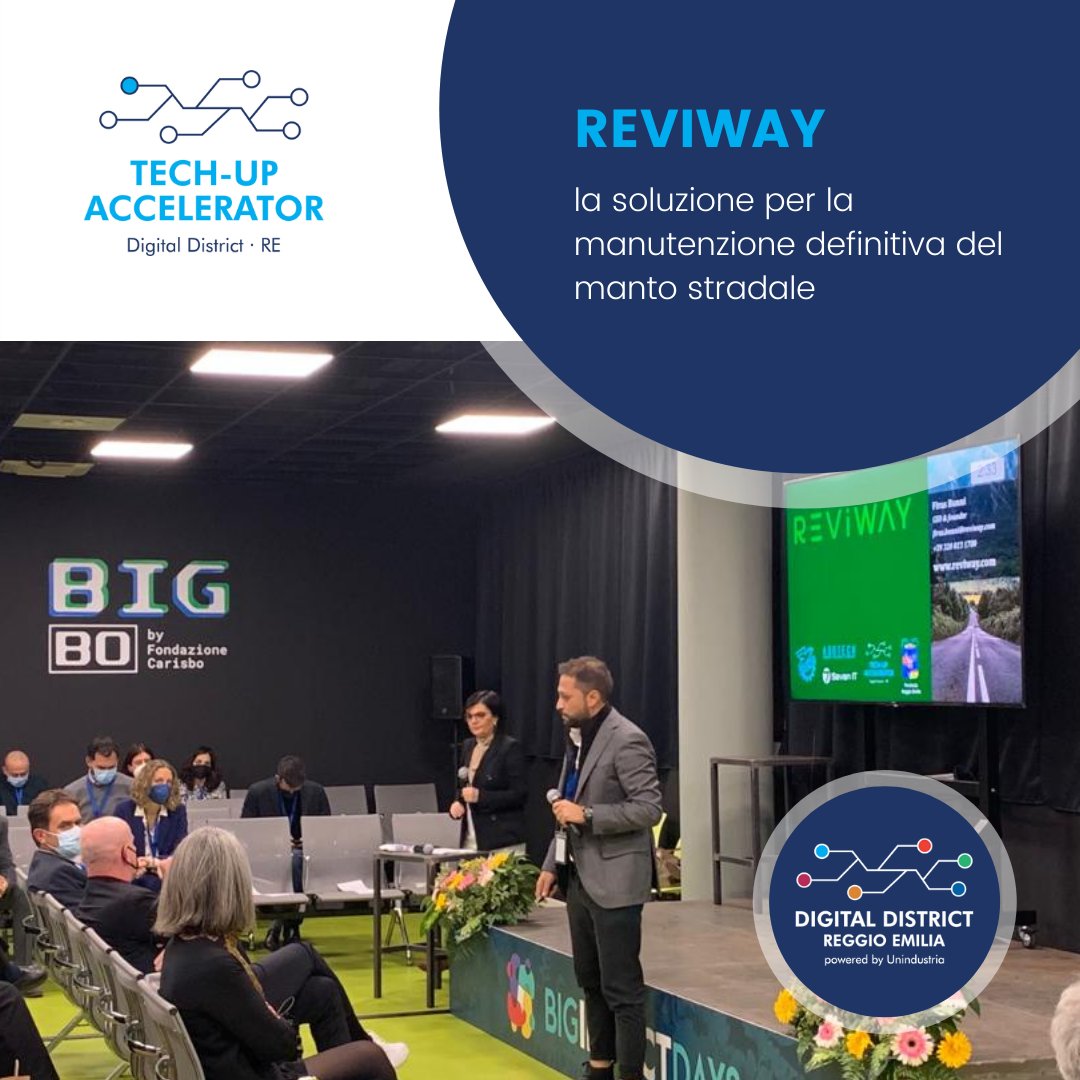 TechUpAcc's tweet photo. Venerdì scorso abbiamo partecipato all'Investor day di #InER la rete degli incubatori dell'Emilia Romagna di cui siamo membri.
Durante l'evento, realizzato nell'ambito della manifestazione Big Impact Days, anche 2 startup di #TechUpAccelerator; #OneLessVan e #Reviway.
@Rei_innova https://t.co/reqZ9Xpks5