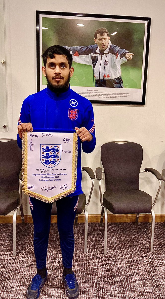 Congratulations to <a href="/EesaAmjid/">Eesa Amjid</a> of <a href="/WBAFoundation/">The Albion Foundation</a> for making his full <a href="/EnglandBlind/">England Blind Squad</a> debut against Germany.