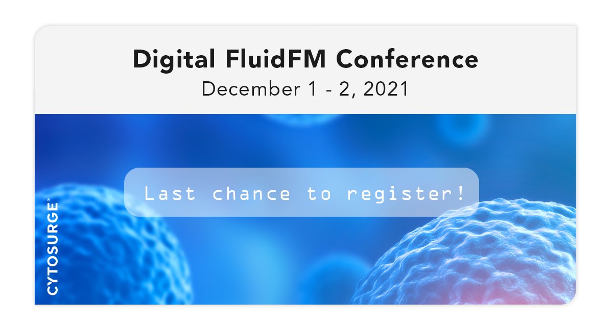 cytosurge's tweet photo. ❗Last chance to register for the Digital #FluidFMConference starting this Wednesday.
Attend insightful presentations by FluidFM users from around the world and discuss approaches during our round tables.
Register for free: https://t.co/ZjuFsUi3nn
#FluidFM #singlecell #conference https://t.co/MpALsXNHGt