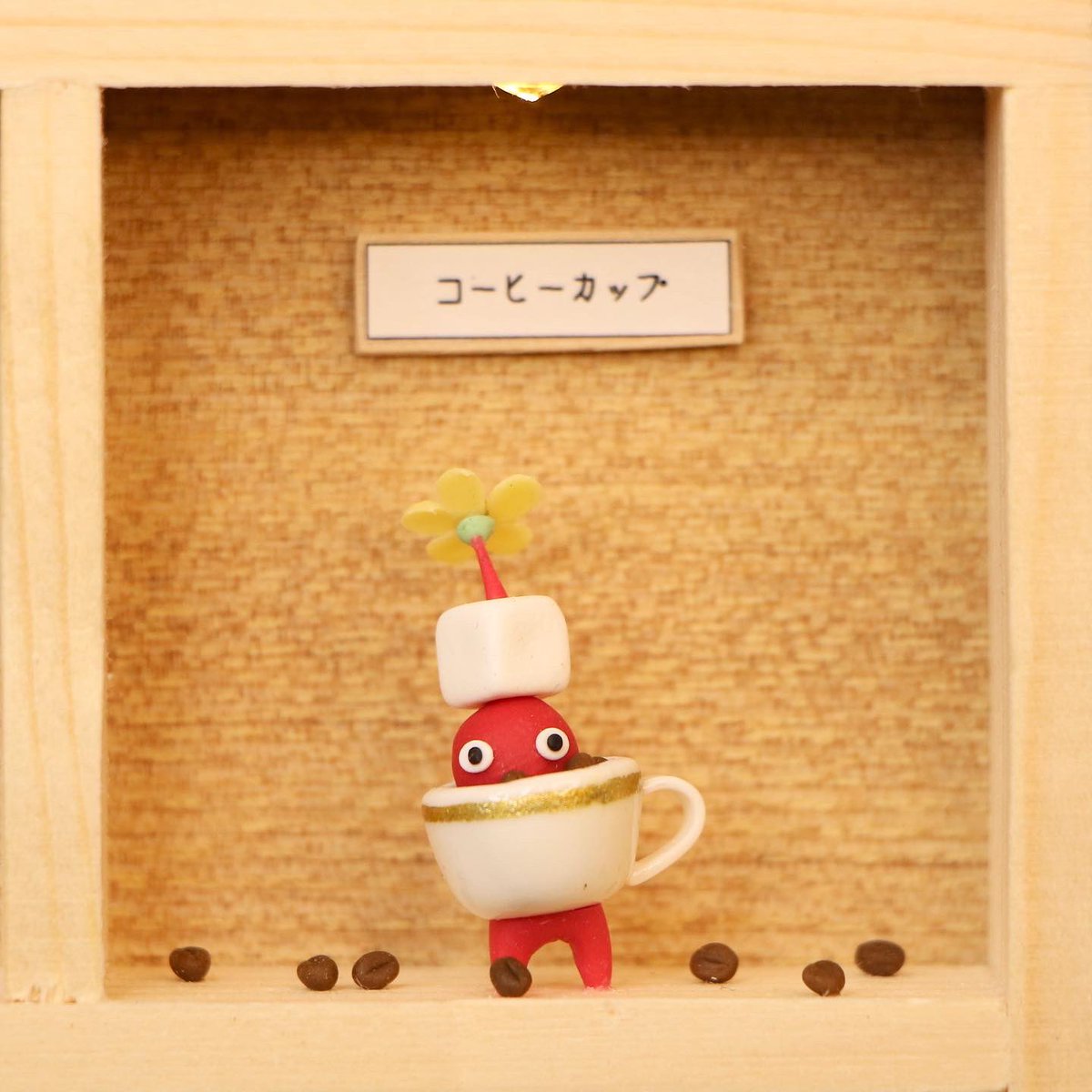 hakobune_mini's tweet photo. デコピクミンコレクションBOX~No.1~
樹脂粘土でつくっ���ミニチュアの
ピクミンたち！6種コンプしました🎁✨

 #樹脂粘土
 #ミニチュア
 #ピクミンブルーム
 #PikminBloom https://t.co/5aV8GSt4H2