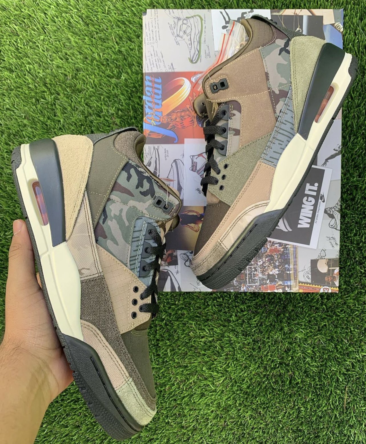 Nice Kicks on X: Going for the Air Jordan 3 “Patchwork Camo