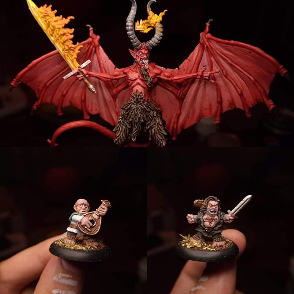 TheMikeBalles's tweet photo. 🔥🎶 These are not the greatest minis in the world, these are just a Tribute 🎶🔥   #ttrpg #Minis #dnd https://t.co/LPFxoc3GE7