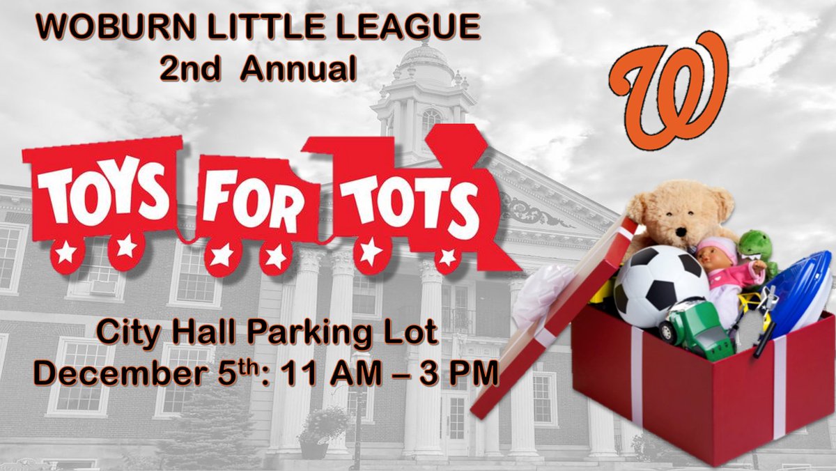 Please stop by City Hall this Sunday and drop off a toy for those in need this holiday season.