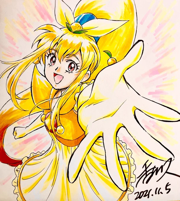 Brave and Bold vol.7事前コミッションで描いてた物
持ちキャラのラブリーオレンジ🍊とラブリーグレープ🍇とラブリーピーチ🍑と前にも出したお子さんの描いたオリジナルキャラクターをリデザインしたキャラクター🍒 