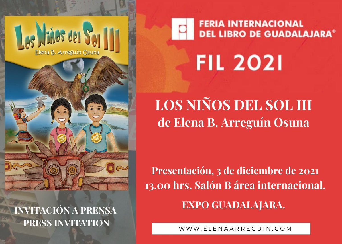 ElenaArregun's tweet photo. #BuenLunes mis libro "Los Millonarios de Cristo, El Fallo" y "Los Niños del Sol III" están en el Stand C-6 de #Hiperlibro en la @FILGuadalajara yo estaré en la Feria del 2 al 4 de diciembre, los espero. @TVAztecaJalisco https://t.co/CVHVoGhsL8