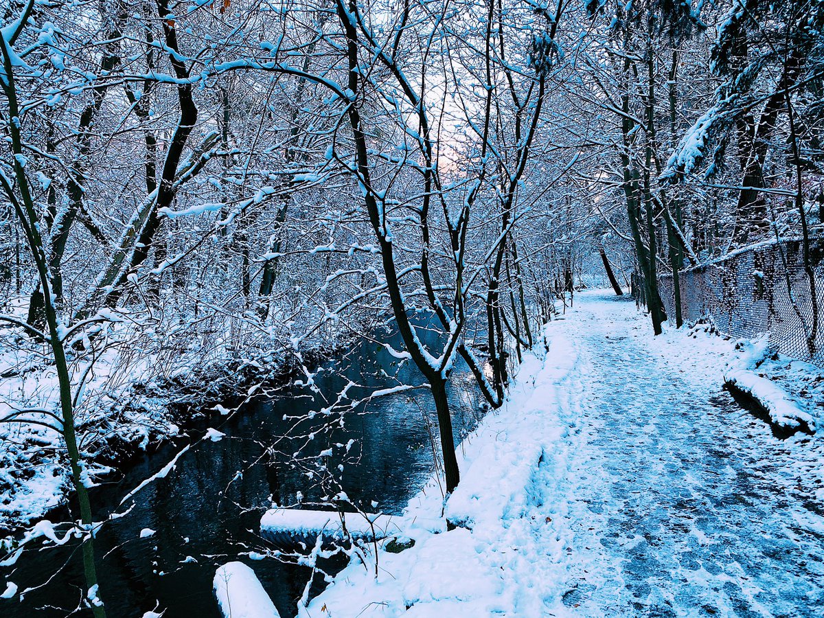 paulburns's tweet photo. Amazing snow-plastered run along the the river this morning. ❄️✨🙏 https://t.co/mbYMVaUUT9