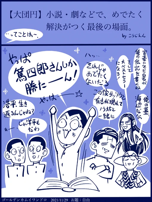 #ゴールデンカムイ版深夜の真剣お絵描き60分一本勝負 
【お題】ゴールデンカムイ(自由)

⚠️ちょっと本誌ネタ⚠️

主観的な人々 