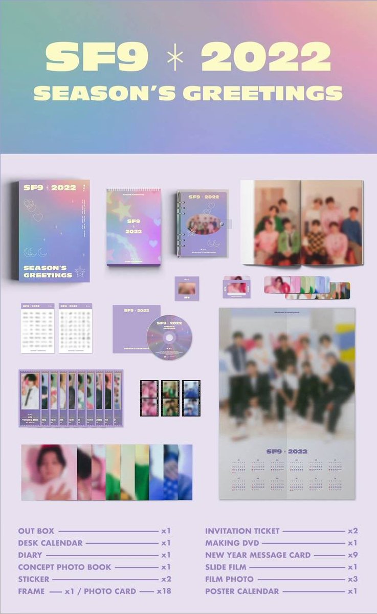 Ebright_lab's tweet photo. [🇲🇾MY GO]HELP RT🙏🏻

SF9 2022 Season Greeting

💰RM167
🚚Price included 1.5kg international shipping
📦Local Postage : RM7 WM /  RM24  EM
⏰~While Stock Last~
🛒 https://t.co/pCClNClUMr 

DM for more information 📩 https://t.co/OLJCpvFXxK