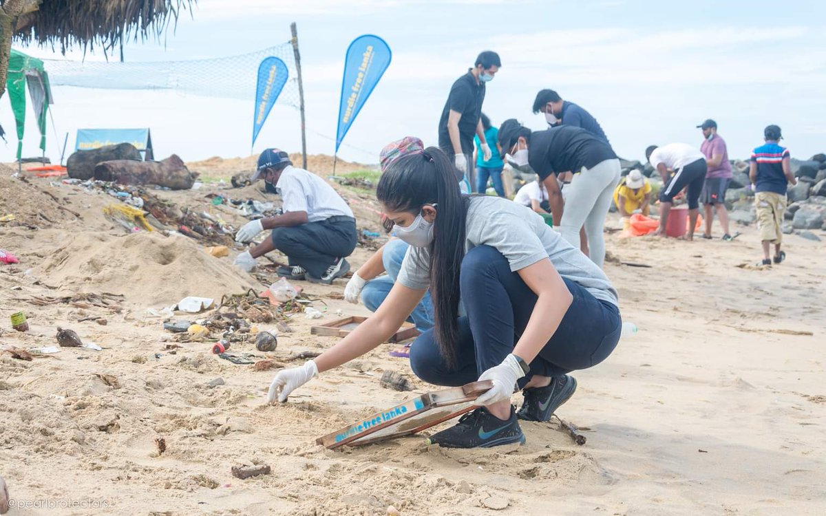 PearlProtectors's tweet photo. Images from the Nurdle Cleanup held in Moratuwella with the staff of MAS Kreeda - 28.11.21
15 staff members volunteered their time to collect 4kg of nurdles & 25kg of PET
MAS Kreeda is a Support Patron of the Nurdle Free Lanka campaign
#nurdlefreelanka #maskreeda #mvxpresspearl https://t.co/0mwYU1vnqW