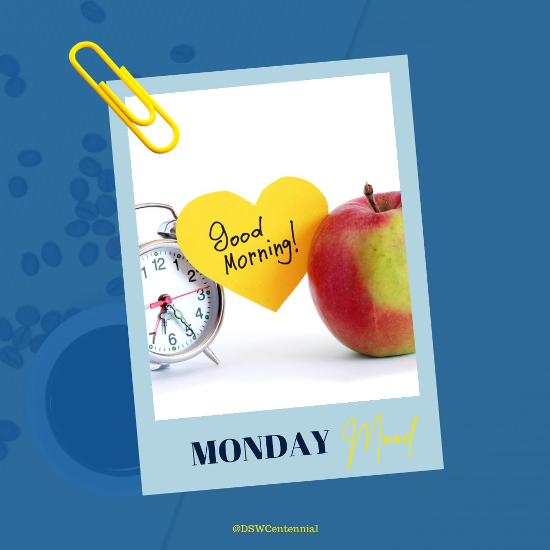 DswCentennial's tweet photo. #HappyMonday DS Community!! Wishing you a productive week!! Don’t forget to take some time to breathe!
#DSW #DevelopmentalServicesWorker #SRV #ValuedSocialRoles #CentennialCollege #DisabilityAdvocate #DevelopmentalServices https://t.co/heLQYsKzp6