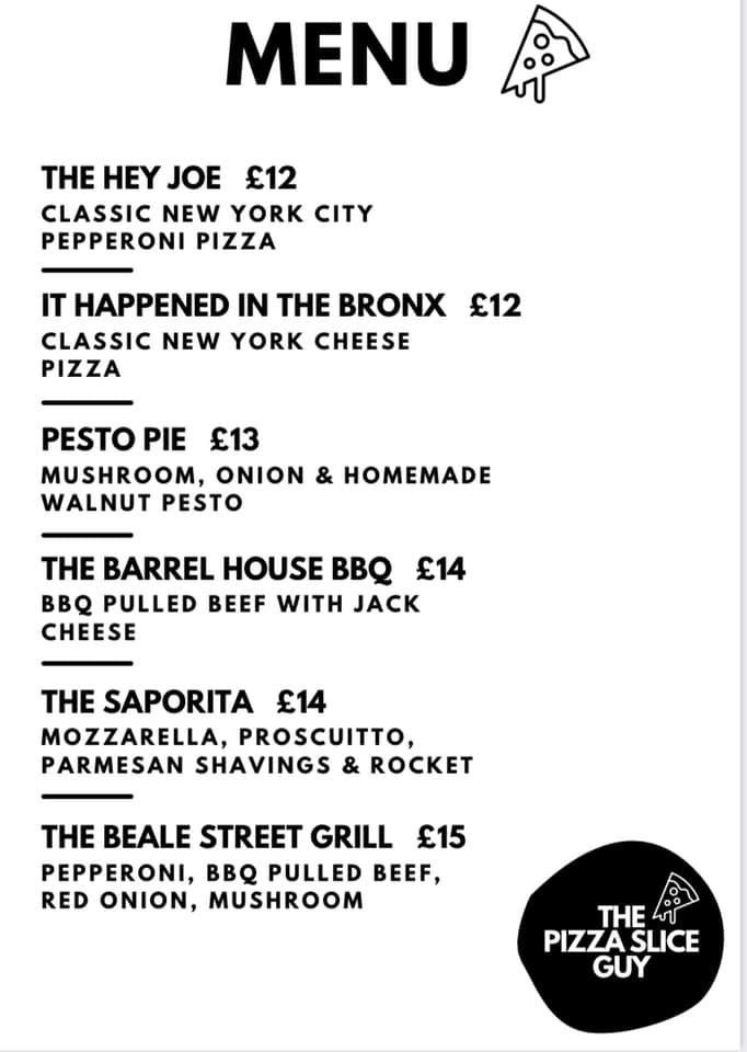 DannyChild1's tweet image. December menu, also I need you all to get over the reviews ok. thepizzasliceguy.co.uk