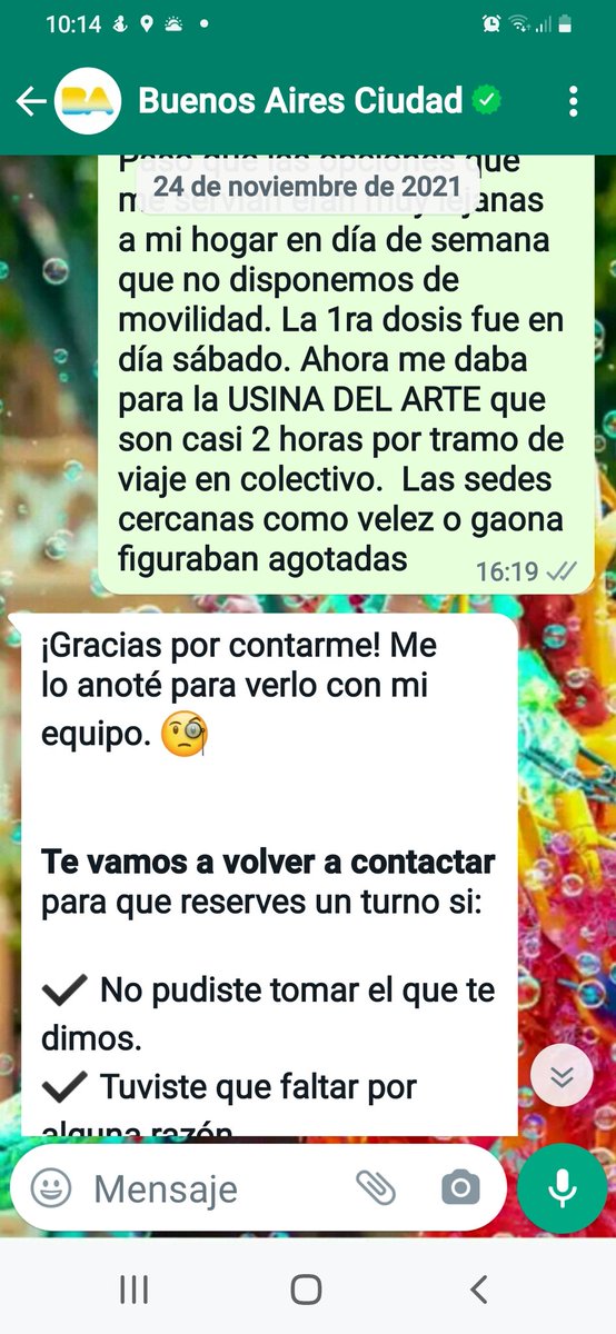 Soledad69745374's tweet photo. Ninguna de las cercanas tenían cupo @horaciorlarreta y @BASalud Ya reclame 2 veces. Ayer domingo hubo vacunacion cerca y no me llego el link. Sigo esperando espero que toque cerca de casa o de fin de semana que uno dispone de movilidad https://t.co/jW07KrJQ27