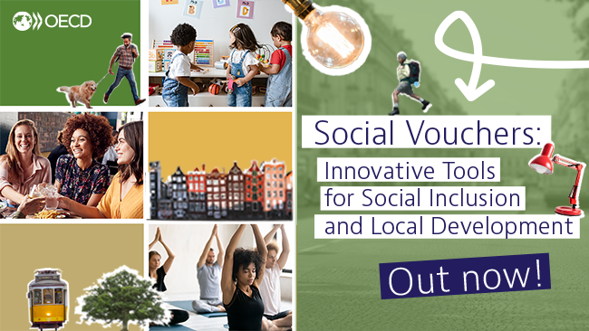 Social vouchers are a tool for social inclusion and #local development.

Can we effectively use them to #BuildBackBetter?  

🟡 Check out our latest report oe.cd/il/sv