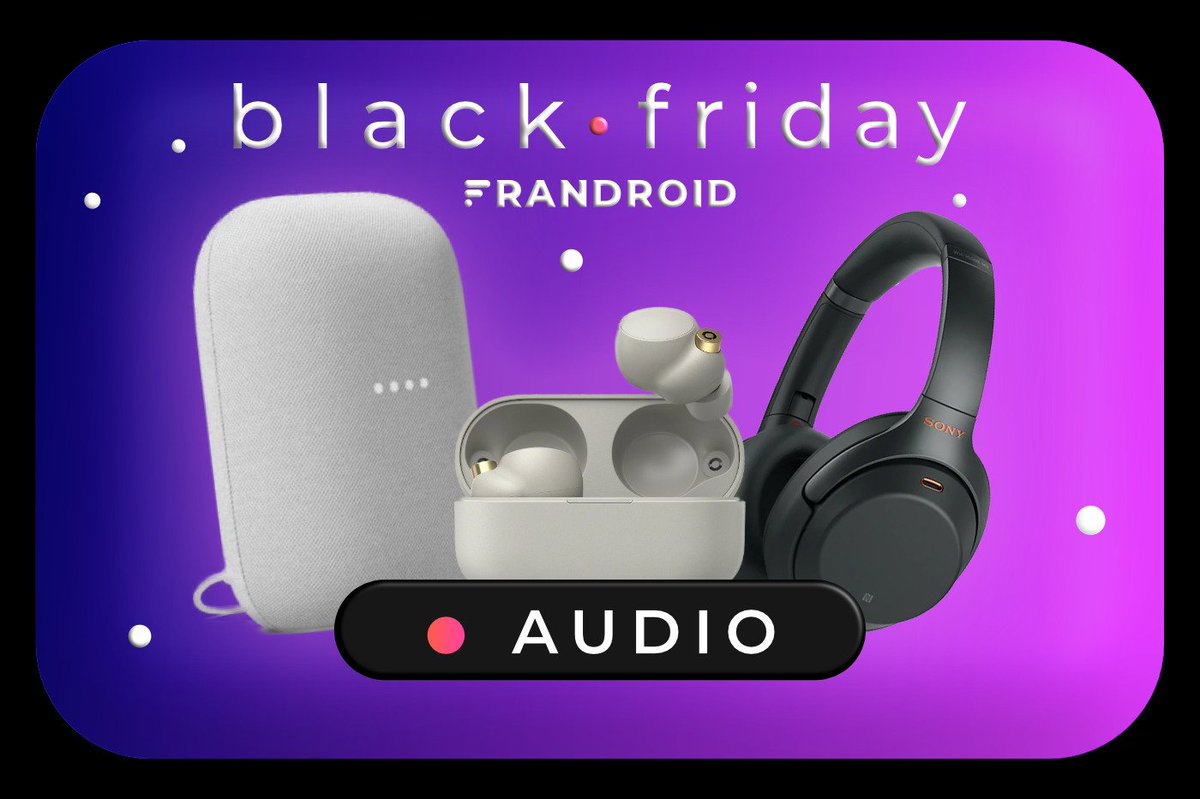 FrandroidPromos's tweet photo. Casques, écouteurs, enceintes... les meilleurs produits audio du Cyber Monday 🔥 #BlackFridayFrandroid 👉 https://t.co/vA1y0B3S9L https://t.co/ysWkzXT6Wj