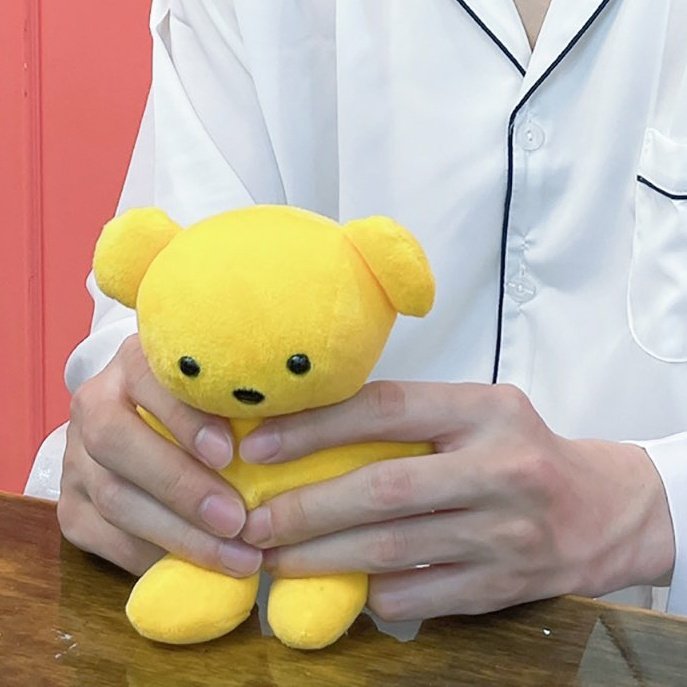 no-one is looking at the damn bear..