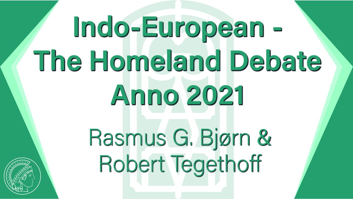 This week's video is a fascinating debate by our very own <a href="/OsoDanes/">Rasmus Bjørn</a> and R. Tegethoff, titled:

"Indo-European - The Homeland Debate Anno 2021"

Please share far and wide, and tune in soon for more fascinating and instructive content!!!

Link: youtu.be/g5EHLU5Ivi0
