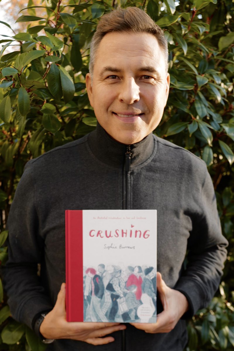 davidwalliams's tweet photo. ‘I adored CRUSHING by @burrowsdraws It is a graphic novel with no words about the search for love in the modern world. Beautiful, funny, touching, original &amp; best of all utterly unique. @burrowsdraws is a genius.’ David https://t.co/OOhheKTBGH
