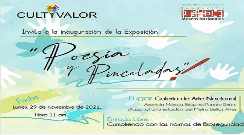 Exposición Poesía y Pinceladas se realizará este 29-NOV en Caracas

#CongresoDeCiencia2021

vtv.gob.ve/exposicion-poe…