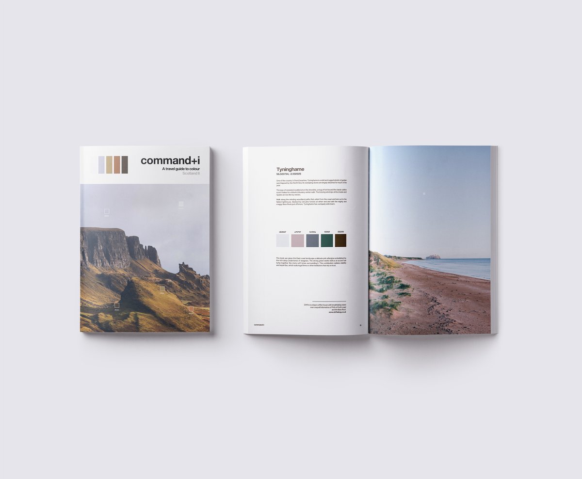 commandplusi's tweet photo. Issue 2 is here! 🚀

Delve deeper into Scotland’s evocative colourscape through 24 brand new combinations that explore the cliffs of Dunnottar to the grass of the Pentlands— and everything in between.

📚Now available online for £9.95📚

https://t.co/FmdSpU8IN9 https://t.co/W2bRjixXSc