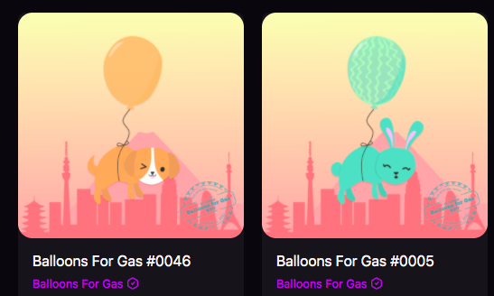 balloonsforgas's tweet photo. Konichiwa, fans of Tokyo out there? A couple of balloons hovering over the floor on secondary. 🎈🎈

https://t.co/RMYaumnHVO

#nftcommunity #solana #solananfts https://t.co/F4sWAKeWDU