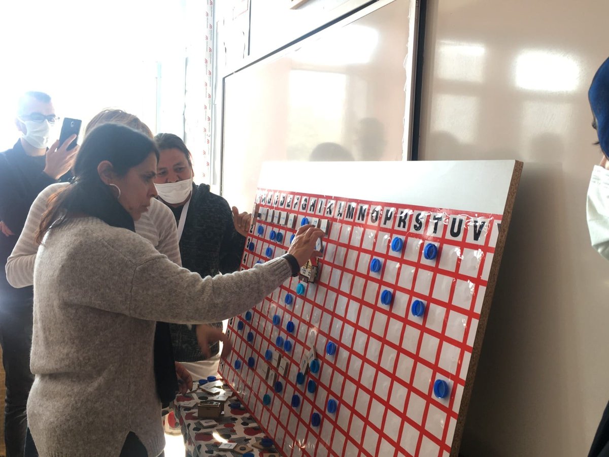 Code4europeP's tweet photo. Turkey LTT activity is carried out within the scope of  Code4Europe Erasmus+ project. The host primary school Mustafa Necati Primary school. Information was given about the coding trainings held at the host school. https://t.co/rCZcJnYcIb
