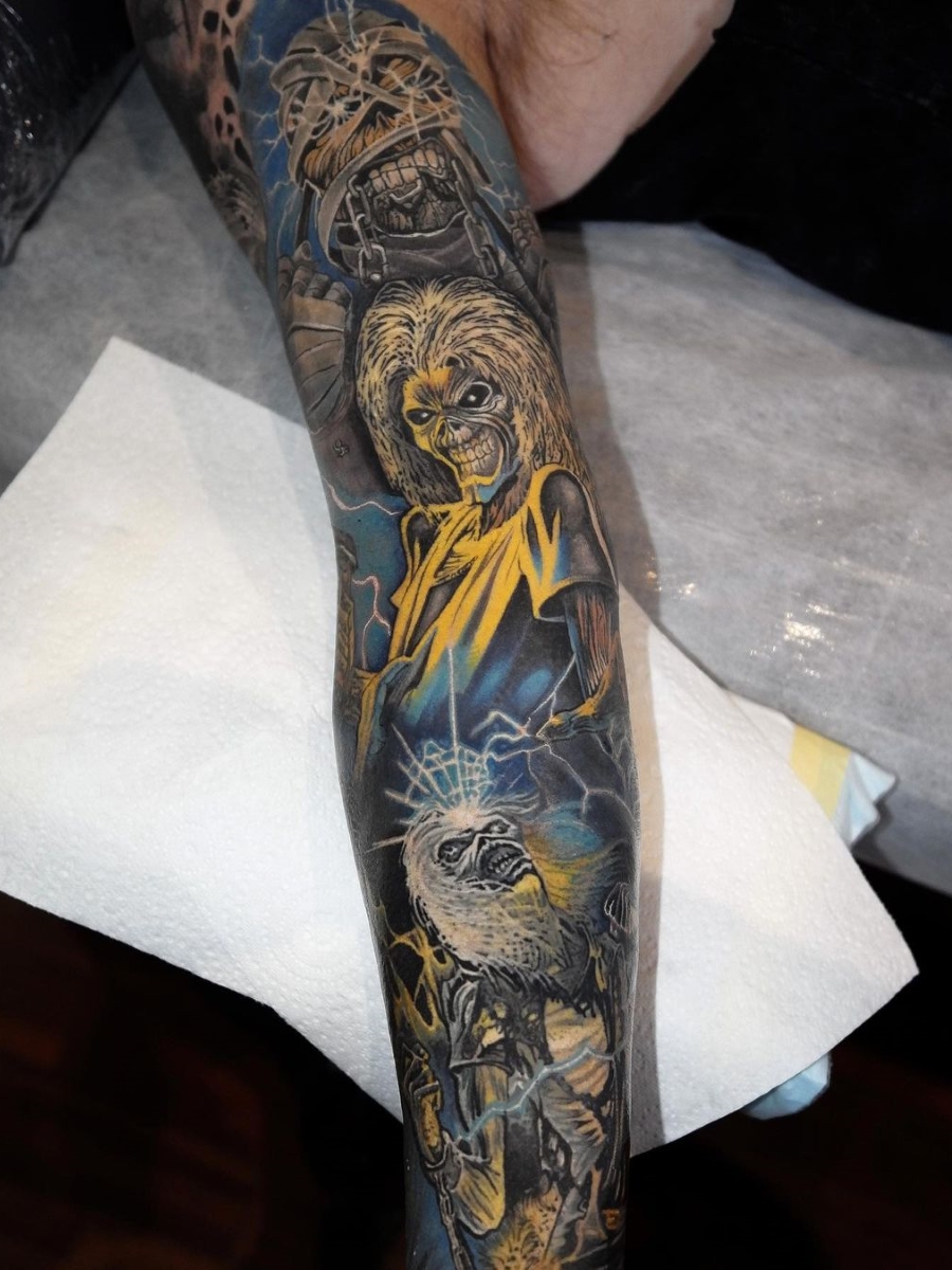 Iron Maiden tattoo  Amanda Killoran  Flickr
