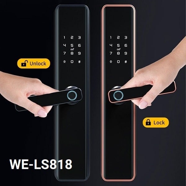 welockir's tweet photo. دستگیره دیجیتال اقتصادی وی لاک (WeLock)
مدل :  WE-LS818
با قابلیت باز شدن توسط:
1️⃣کارت 
2️⃣ نرم افزار تویا
3️⃣کلید
4️⃣ اثر انگشت
5️⃣ پسورد
6️⃣ اثر کف دست

دارای قفل دو زبانه فولادی، بدنه فلزی زیبا و مستحکم ، باطری قابل شارژ لیتیون یون، دارای آلارم ضد دستکاری ، ضد تکرار کلمه عبور، این https://t.co/qKhacZNlLT