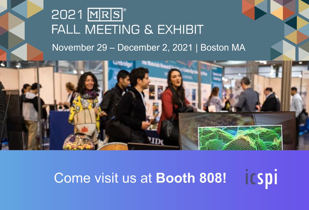 We will be at <a href="/Materials_MRS/">Materials Research Society (MRS)</a> #F21MRS in Boston tomorrow!

Join us at Booth 808 to learn more about the nGauge AFM and to see it in action!
