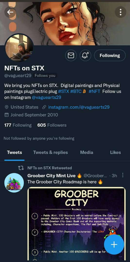 vaguearts29's tweet photo. Hello guys this account is impersonating to be me. If you have been contacted by it please don't respond. It's just not right...we are a small STX community and we can't be doing that. https://t.co/wllHkwdnF4