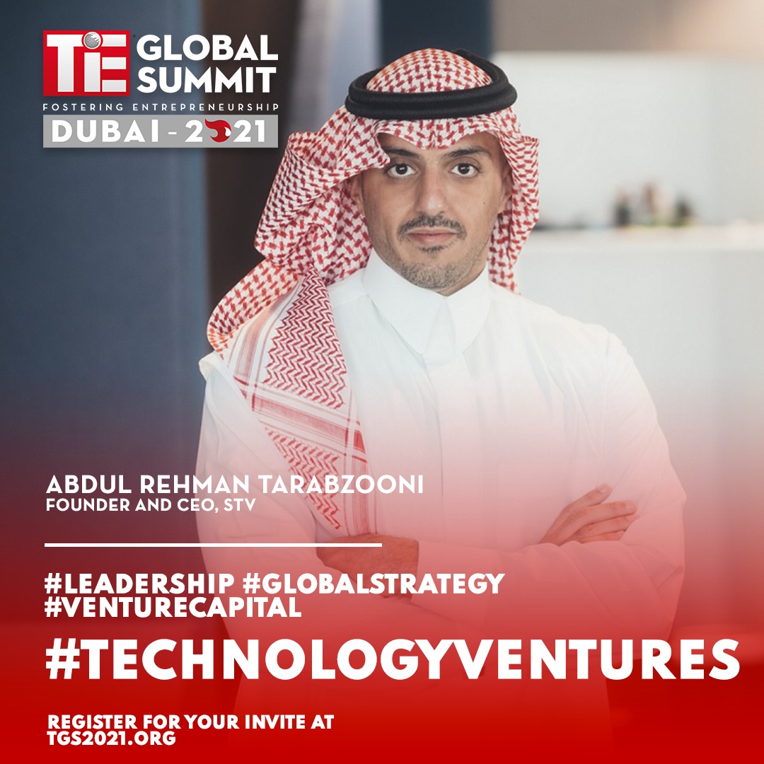 Master the moves that can turn a #startup into a #multinational with Abdul Rehman Tarabzooni - the man helming STV, the Middle East’s largest #VentureCapital fund.
Visit tgs2021.org to register
<a href="/noon/">نون</a> @etisalat <a href="/microsoft/">Microsoft</a>
#leadership #globalstrategy #technologyventures